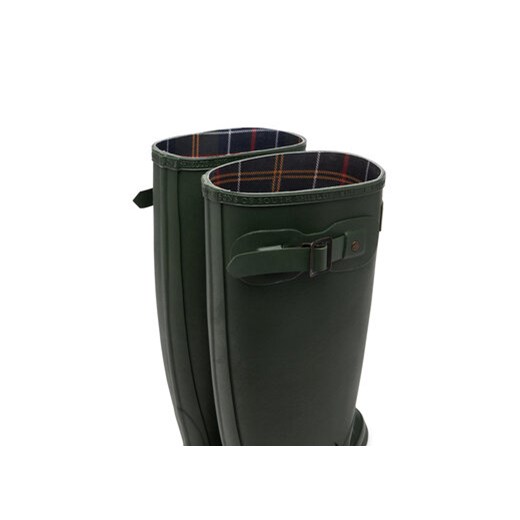 Kalosze damskie Barbour casual bez zapięcia zielone