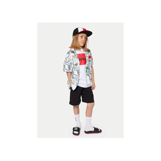HUGO T-Shirt G00334 D Biały Regular Fit 14Y MODIVO