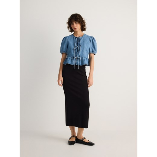 Bluzka damska Reserved z jeansu 
