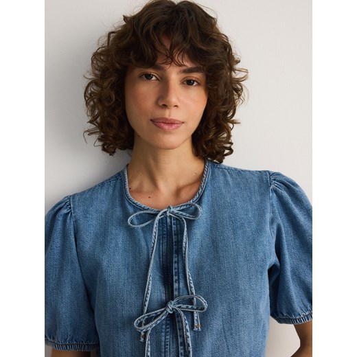 Bluzka damska Reserved z jeansu 