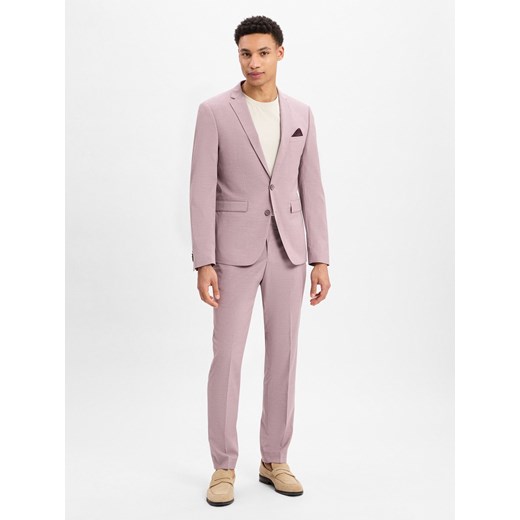 Finshley & Harding Garnitur - Oakland - Kalifornia Mężczyźni Slim Fit drzewo różane marmurkowy ze sklepu vangraaf w kategorii Garnitury męskie - zdjęcie 179117411