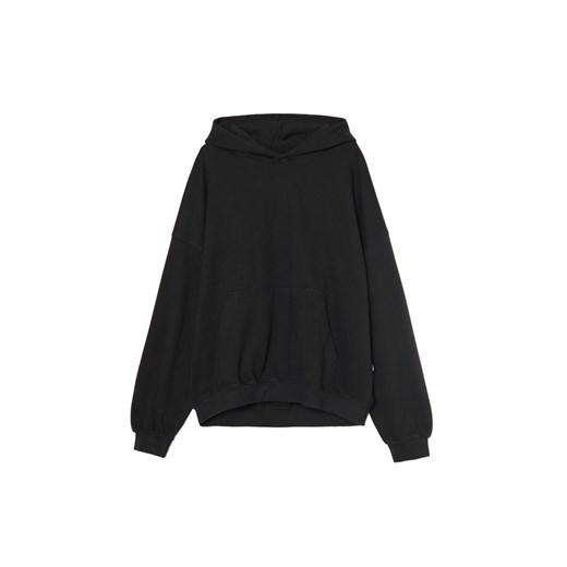 Cropp - Czarna bluza z grubego materiału - czarny ze sklepu Cropp w kategorii Bluzy męskie - zdjęcie 179117692