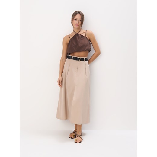 Spódnica Mohito bawełniana midi 