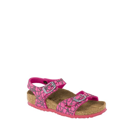 Birkenstock Sandały w kolorze różowym ze wzorem ze sklepu Limango Polska w kategorii Sandały dziecięce - zdjęcie 179121333