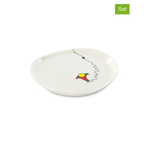 BergHOFF Talerze (2 szt.) w kolorze białym ze wzorem - Ø 22 cm ze sklepu Limango Polska w kategorii Talerze - zdjęcie 179121334