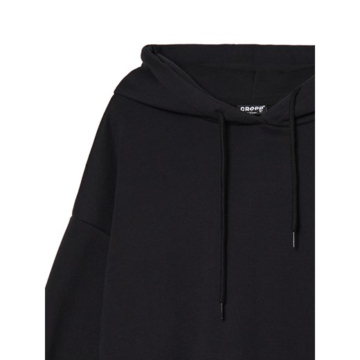 Cropp - Czarna bluza z napisem na plecach - czarny Cropp XL Cropp