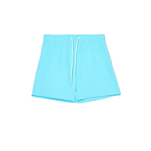 Cropp - Błękitne szorty kąpielowe basic - błękitny ze sklepu Cropp w kategorii Kąpielówki - zdjęcie 179121753