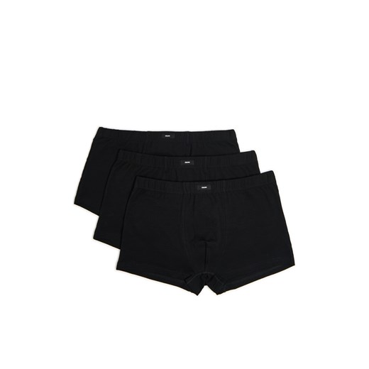 Cropp - Zestaw czarnych bokserek basic - czarny Cropp S Cropp