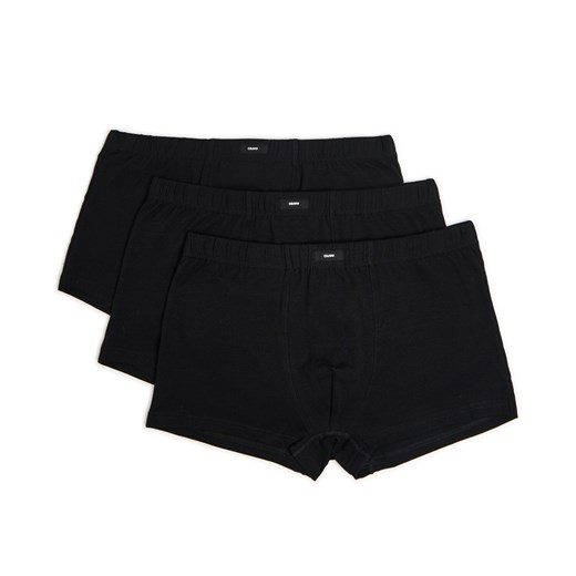 Cropp - Zestaw czarnych bokserek basic - czarny Cropp S Cropp