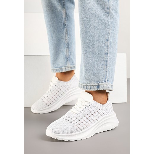 Buty sportowe damskie Renee sneakersy płaskie sznurowane