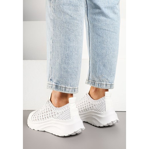 Buty sportowe damskie Renee sneakersy białe