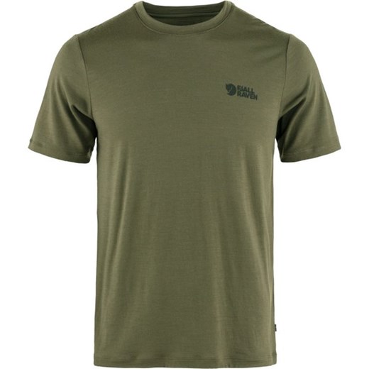 Koszulka męska Abisko Wool Logo SS Fjallraven ze sklepu SPORT-SHOP.pl w kategorii T-shirty męskie - zdjęcie 179123271