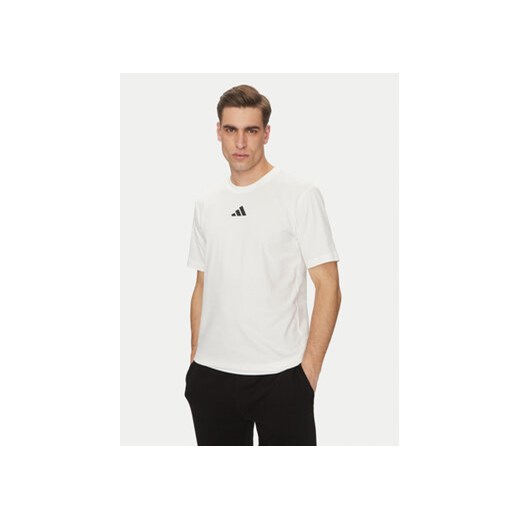 adidas T-Shirt German Engineering Graphic JP1527 Biały Regular Fit ze sklepu MODIVO w kategorii T-shirty męskie - zdjęcie 179123940