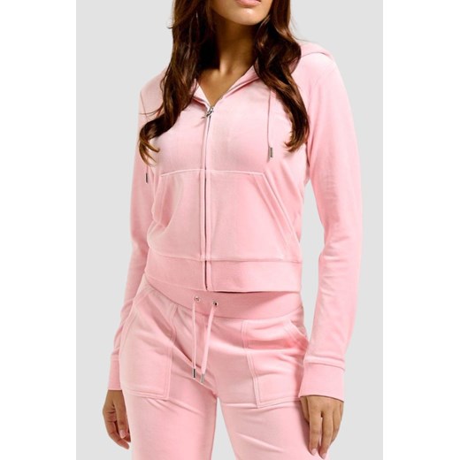 JUICY COUTURE Różowa damska bluza Robertson Hoodie, Rozmiar S ze sklepu outfit.pl w kategorii Bluzy damskie - zdjęcie 179124320