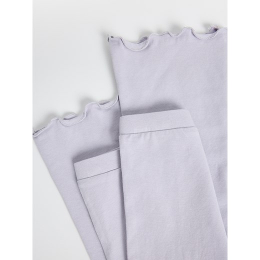 Reserved - Legginsy flare - lawendowy Reserved 104 (3-4 lata) Reserved