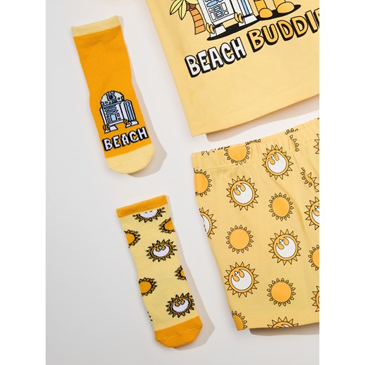 Sinsay - Skarpetki 2 pack Star Wars - wielobarwny Sinsay 15/18 Sinsay