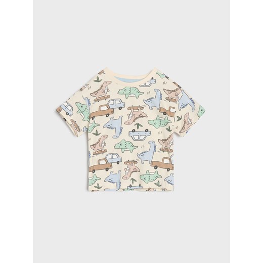 Sinsay - Komplet dzianinowy - kremowy Sinsay 98 Sinsay