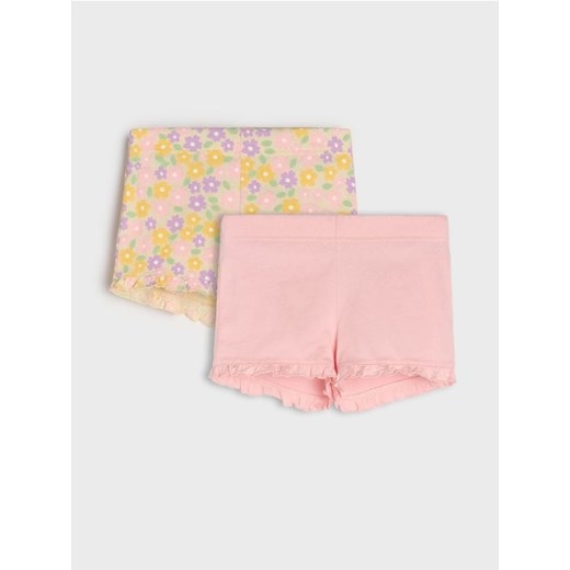 Sinsay - Szorty 2 pack - kremowy ze sklepu Sinsay w kategorii Odzież dla niemowląt - zdjęcie 179127160