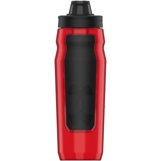 Bidon Under Armour 32oz Playmaker Squeeze Red 950 ml - czerwony ze sklepu Sportstylestory.com w kategorii Bidony i butelki - zdjęcie 179127901