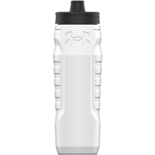 Bidon Under Armour 32oz Sideline Squeeze White 950 ml - biały ze sklepu Sportstylestory.com w kategorii Bidony i butelki - zdjęcie 179127914