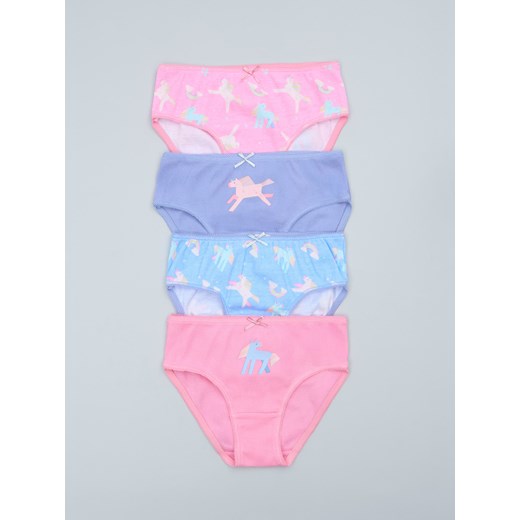 Sinsay - Majtki 4 pack - wielobarwny Sinsay 86/92 Sinsay