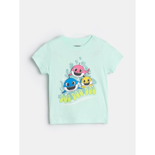 Sinsay - Komplet dzianinowy Baby Shark - zielony Sinsay 92 Sinsay