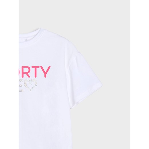 Sinsay - Koszulka Active - biały Sinsay 140 Sinsay