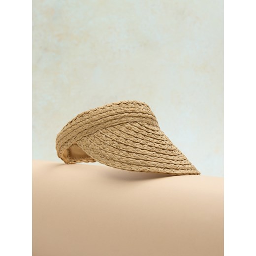 Sinsay - Daszek pleciony - beżowy Sinsay One Size Sinsay