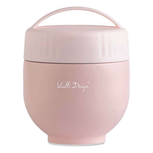 Vialli Design Termos obiadowy w kolorze jasnoróżowym - 680 ml ze sklepu Limango Polska w kategorii Kubki termiczne - zdjęcie 179130653