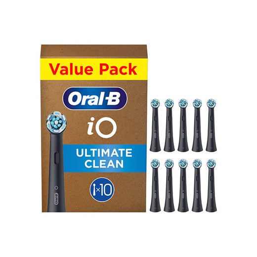 Oral-B Wymienne końcówki (10 szt.) &quot;iO Ultimative Reinigung&quot; w kolorze czarnym ze sklepu Limango Polska w kategorii Szczoteczki do zębów - zdjęcie 179130710