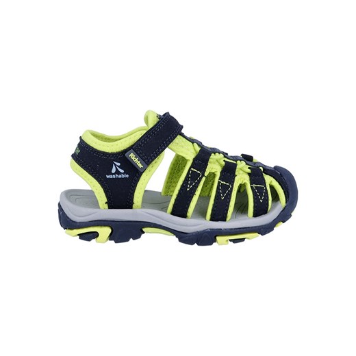 Richter Shoes Półsandały &quot;Boulder&quot; w kolorze granatowo-zielonym ze sklepu Limango Polska w kategorii Sandały dziecięce - zdjęcie 179132801