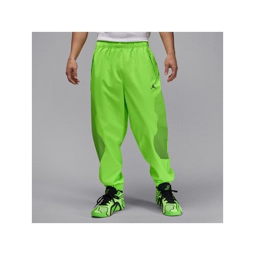 Męskie spodnie do rozgrzewki Jordan Sport JAM - Zieleń ze sklepu Nike poland w kategorii Spodnie męskie - zdjęcie 179134040