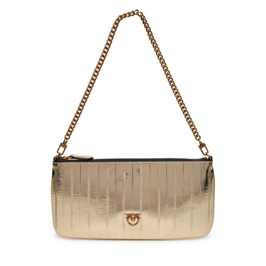 Torebka PINKO Horizontal Flat PE 25 PCPL 102747 A26X Złoty ze sklepu eobuwie.pl w kategorii Kopertówki - zdjęcie 179135772