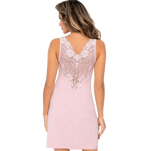 Damska koszula nocna pudrowy róż Kristina, Kolor róż pudrowy, Rozmiar M, Donna ze sklepu Intymna w kategorii Koszule nocne - zdjęcie 179135861