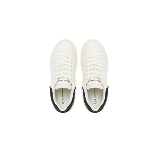 Buty sportowe damskie Armani Exchange sneakersy sznurowane na wiosnę płaskie