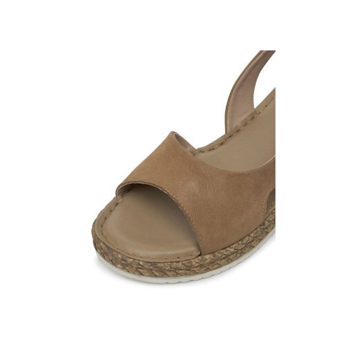 Brązowe espadryle damskie Lasocki 