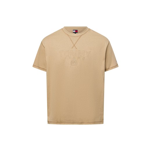 Tommy Jeans Koszulka męska Mężczyźni Bawełna wielbłądzi jednolity ze sklepu vangraaf w kategorii T-shirty męskie - zdjęcie 179137423
