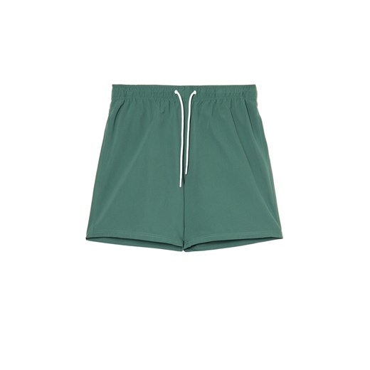 Cropp - Zielone szorty kąpielowe basic - zielony ze sklepu Cropp w kategorii Kąpielówki - zdjęcie 179138284