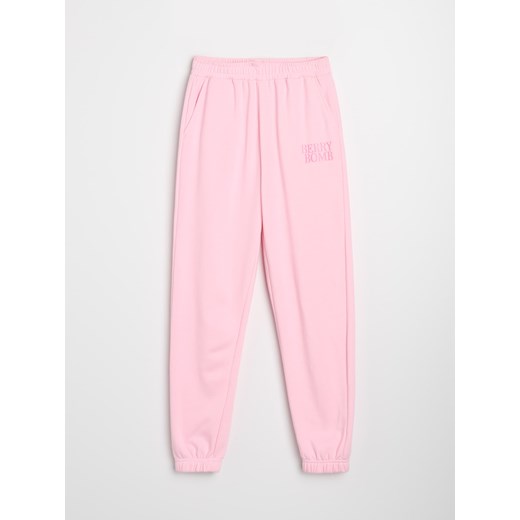 Sinsay - Spodnie dresowe - różowy Sinsay XXS Sinsay