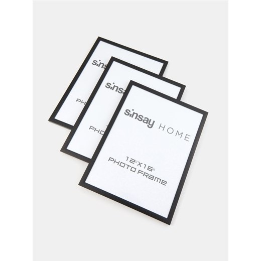 Sinsay - Ramka na zdjęcia 3 pack - czarny Sinsay One Size Sinsay