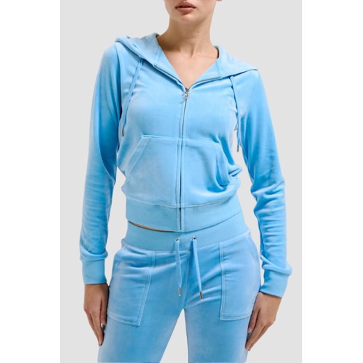 JUICY COUTURE Błękitna bluza Robertson Hoodie, Rozmiar S ze sklepu outfit.pl w kategorii Bluzy damskie - zdjęcie 179144542