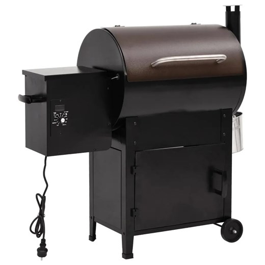 Grill na pellet z kominem czarny 104 cm B8-N99 - id: 49419 - marki Elior - 179144602 Grill na pellet z kominem czarny 104 cm B8-N99 ze sklepu Edinos.pl w kategorii Ogród i taras - zdjęcie 179144602