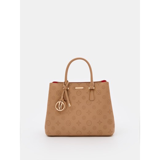 Mohito - Brązowa torebka city bag - beżowy ze sklepu Mohito w kategorii Kuferki - zdjęcie 179145741