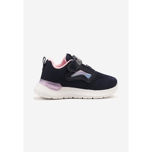 Niebiesko-Różowe Buty Sportowe Sneakersy z Siateczki z Dodatkowym Zapięciem na Rzep Iseldi ze sklepu born2be.pl w kategorii Buty sportowe dziecięce - zdjęcie 179146683