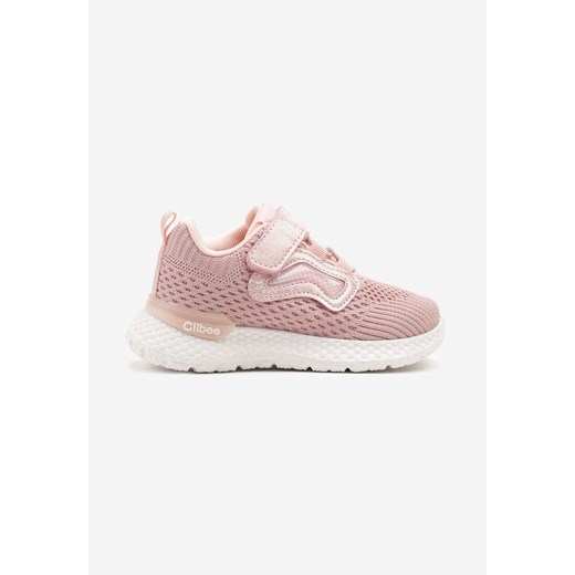Różowe Buty Sportowe Sneakersy z Siateczki z Dodatkowym Zapięciem na Rzep Iseldi ze sklepu born2be.pl w kategorii Buty sportowe dziecięce - zdjęcie 179146692