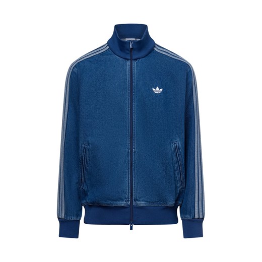 adidas Originals Męska kurtka dżinsowa Mężczyźni Bawełna blue stone jednolity ze sklepu vangraaf w kategorii Bluzy męskie - zdjęcie 179146840