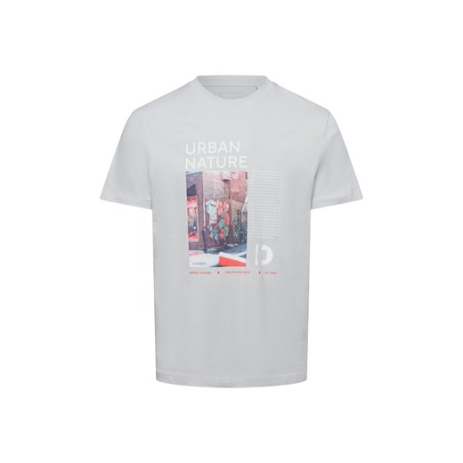 Tom Tailor Denim Koszulka męska Mężczyźni Bawełna jasny szary nadruk ze sklepu vangraaf w kategorii T-shirty męskie - zdjęcie 179146852