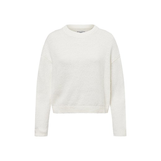 Marc O'Polo Denim Sweter damski z dzianiny Kobiety Bawełna écru jednolity ze sklepu vangraaf w kategorii Swetry damskie - zdjęcie 179146862