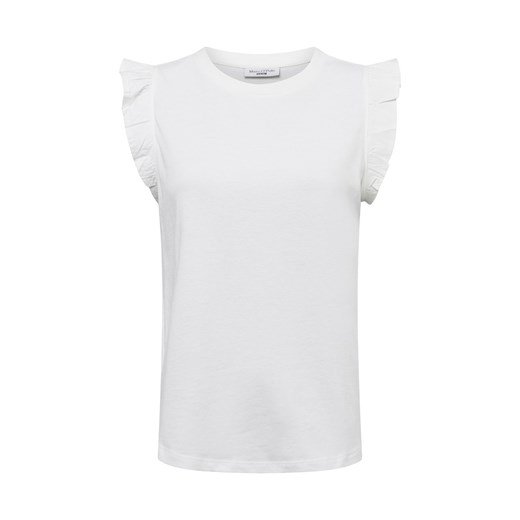 Marc O'Polo Denim Top damski Kobiety Bawełna biały jednolity ze sklepu vangraaf w kategorii Bluzki damskie - zdjęcie 179146864