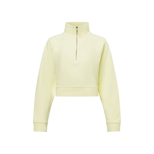 HUGO BLUE Bluza damska - Dileria_B Kobiety Bawełna żółty jednolity ze sklepu vangraaf w kategorii Bluzy damskie - zdjęcie 179146884